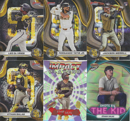 Team Lot - Padres - 2024 Bowman's Best San Diego Padres