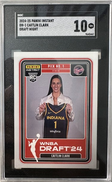 Slab - 2024-25 Panini Instant Caitlin Clark Draft Night SGC 10
