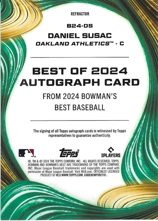 2024 Bowman's Best Daniel Susac Autograph Refractor
