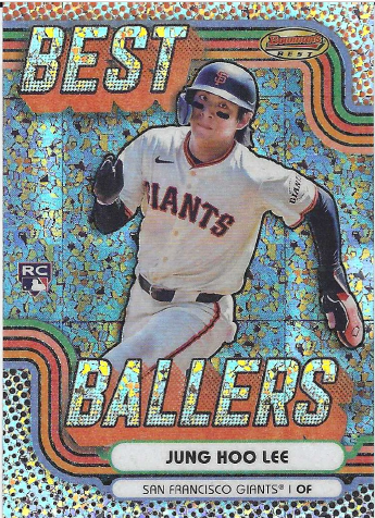 2024 Bowman's Best. Jung Hoo Lee Best Ballers Mini Diamond. Rookie Card