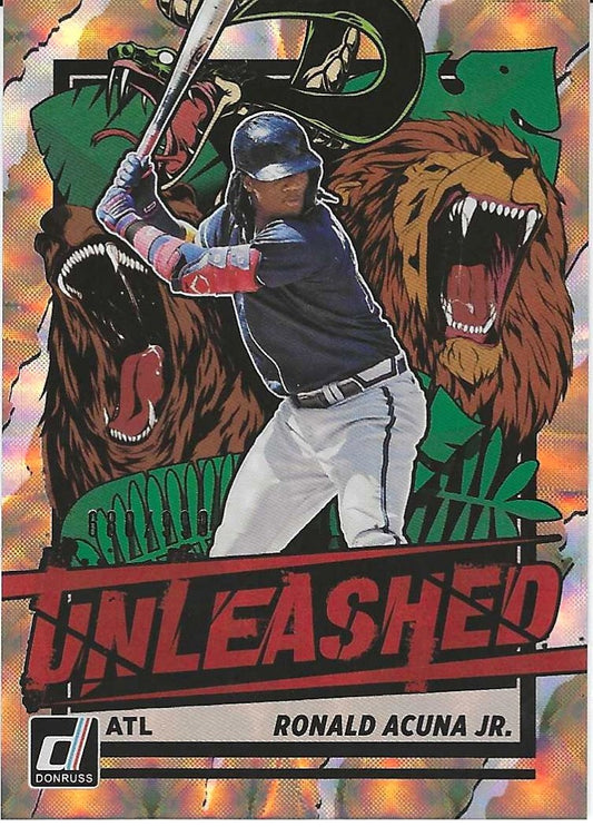 2021 Donruss Ronald Acuna Jr Unleashed UNL5 680/999