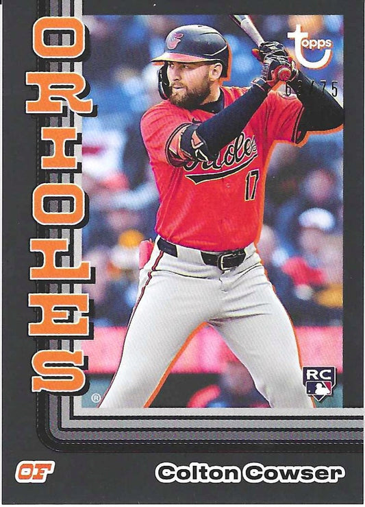 2024 Topps Brooklyn Collection Colton Cowser 63/75