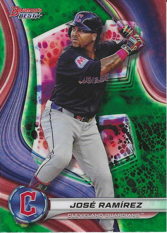 2024 Bowman's Best Jose Ramirez Green 59/99
